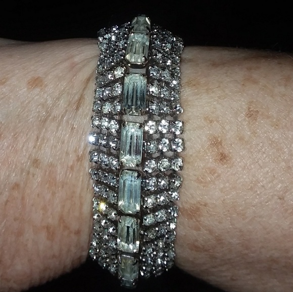 Kramer of New York bracelet rhinestone baguette - Picture 7 of 10